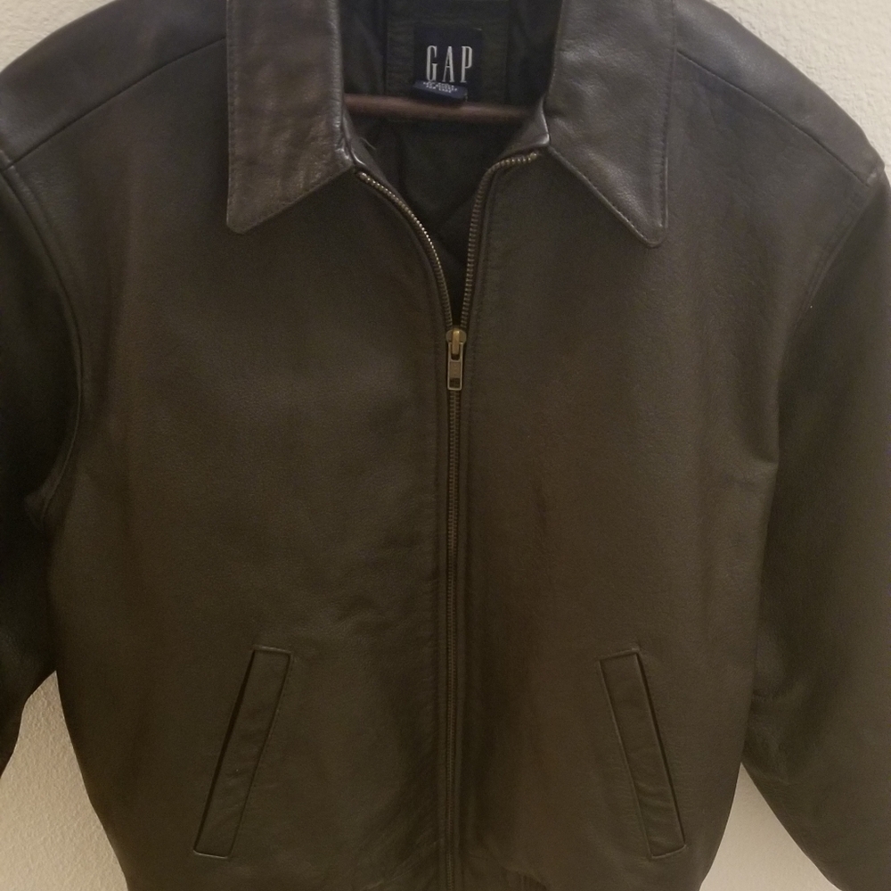 GAP Leather Brown Jacket